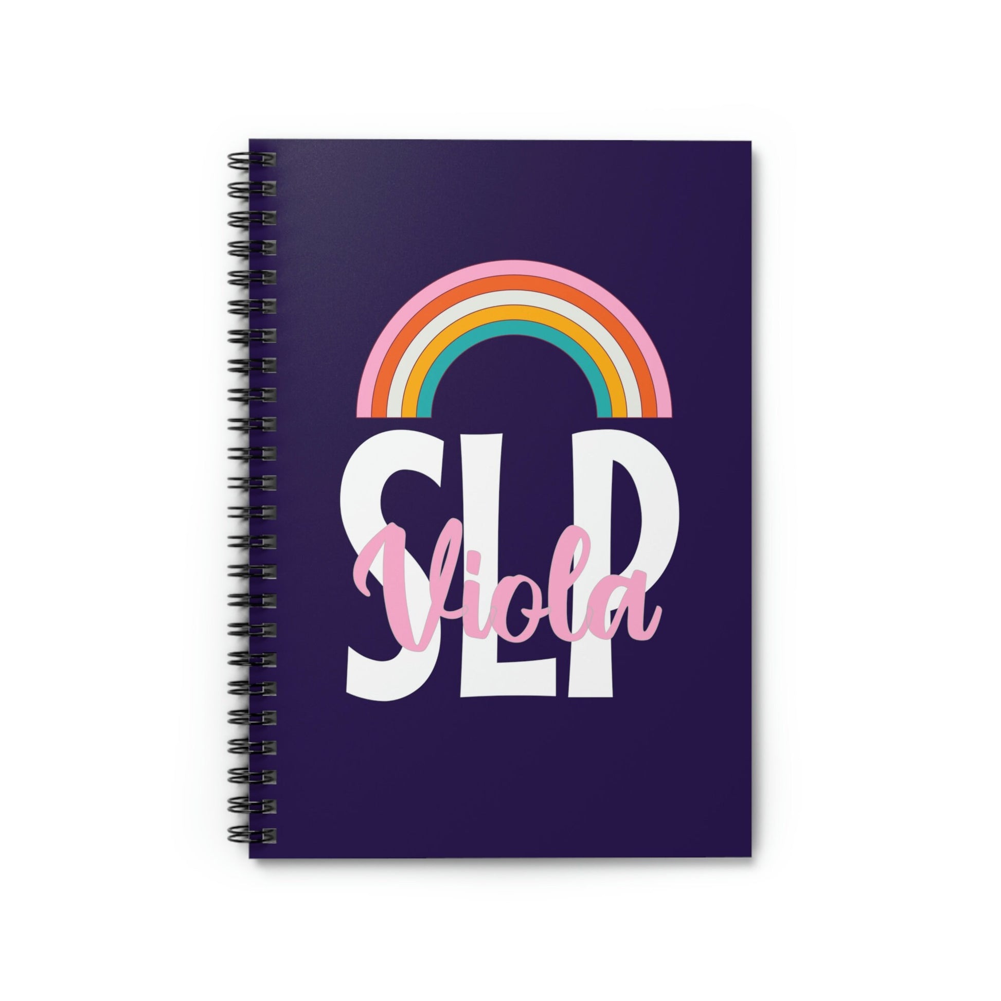 Custom Rainbow SLP Spiral Notebook