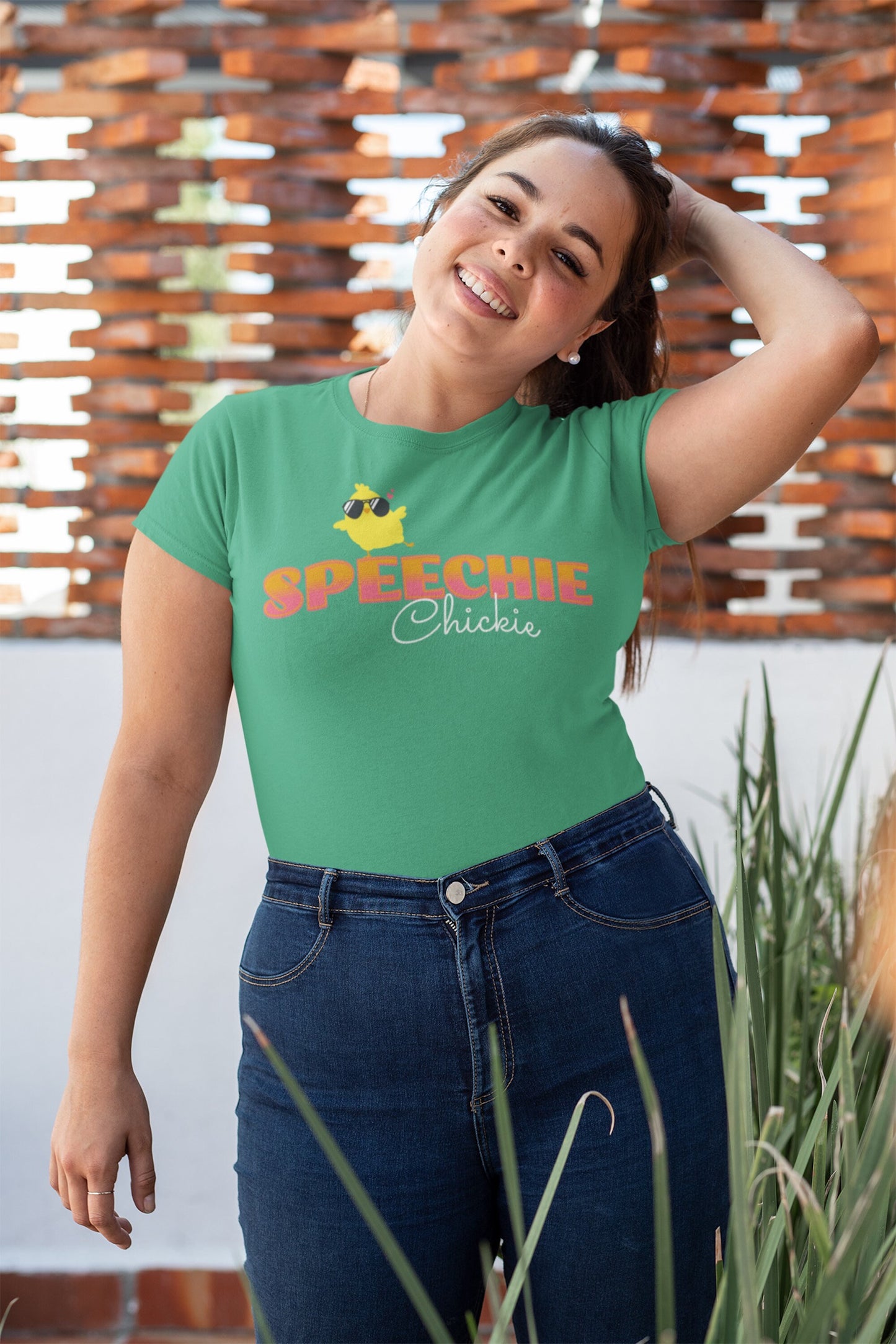 Cute Speechie Chickie T-shirt SLP Gift