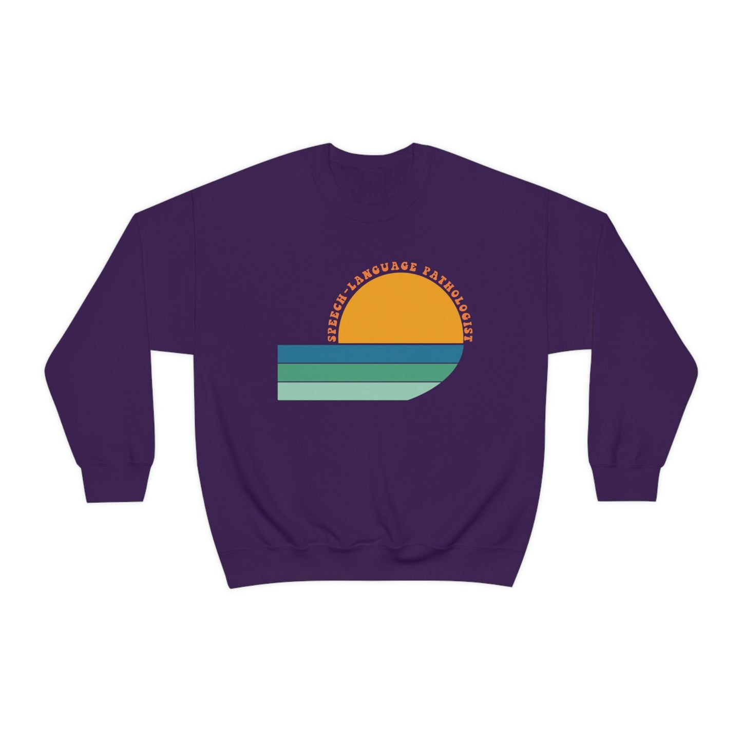 Retro Sun Speech-Language Pathologist Sweatshirt