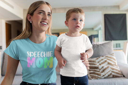 Speechie Mom T-shirt SLP Gift