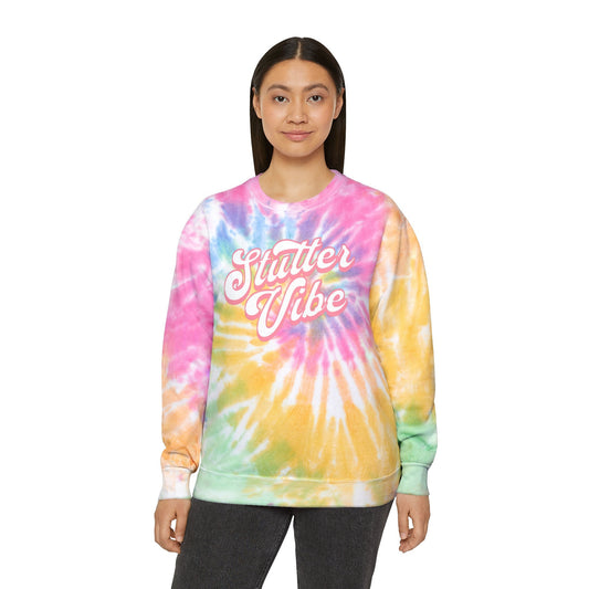 Stutter Vibe Retro Tie Dye Sweatshirt