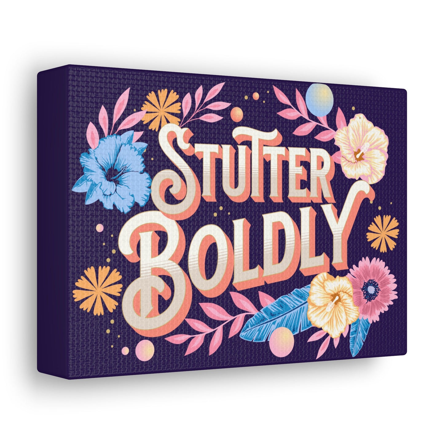 Stutter Boldly Floral Canvas Wall Art