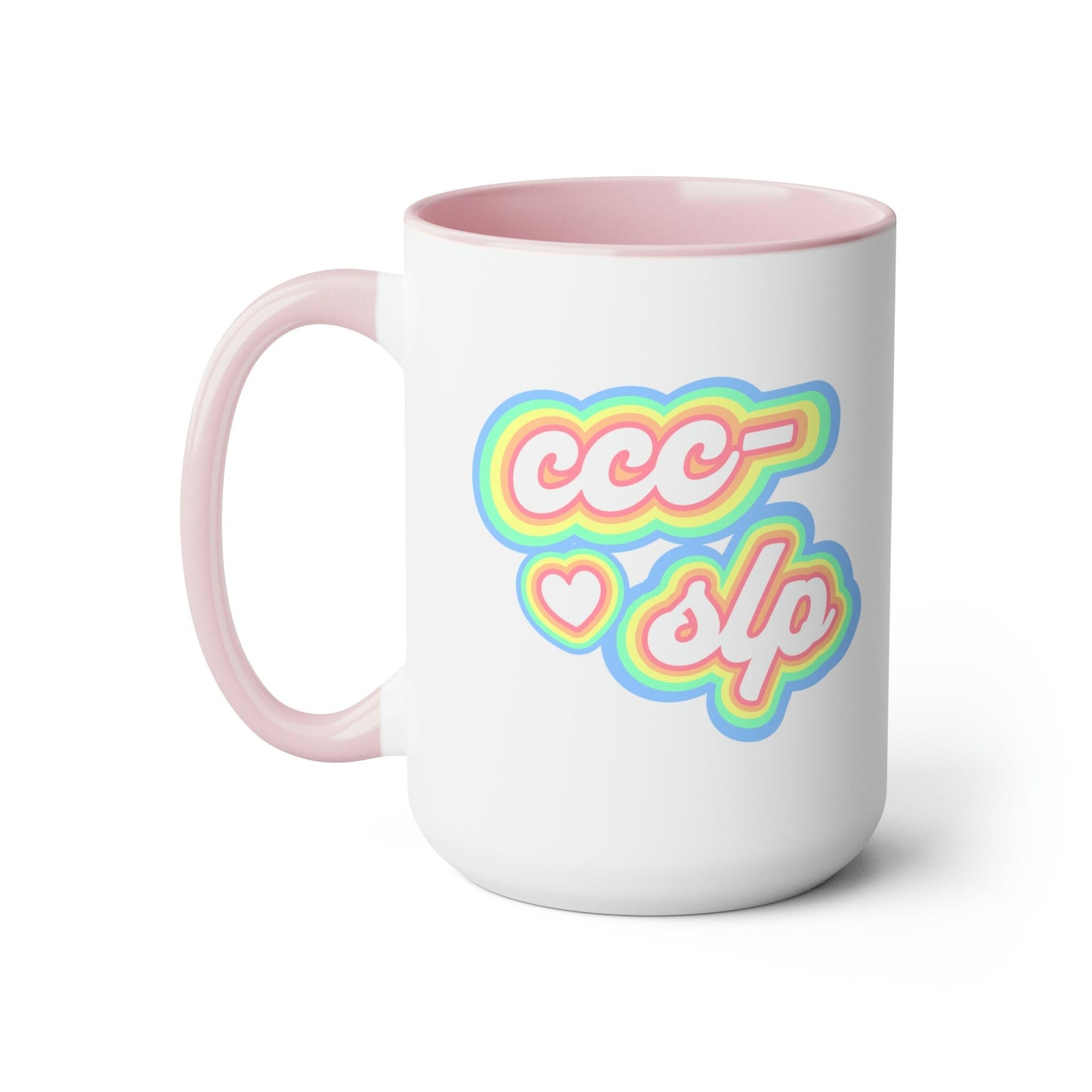 CCC-SLP 15oz Two-Tone Coffee Mug for SLPs