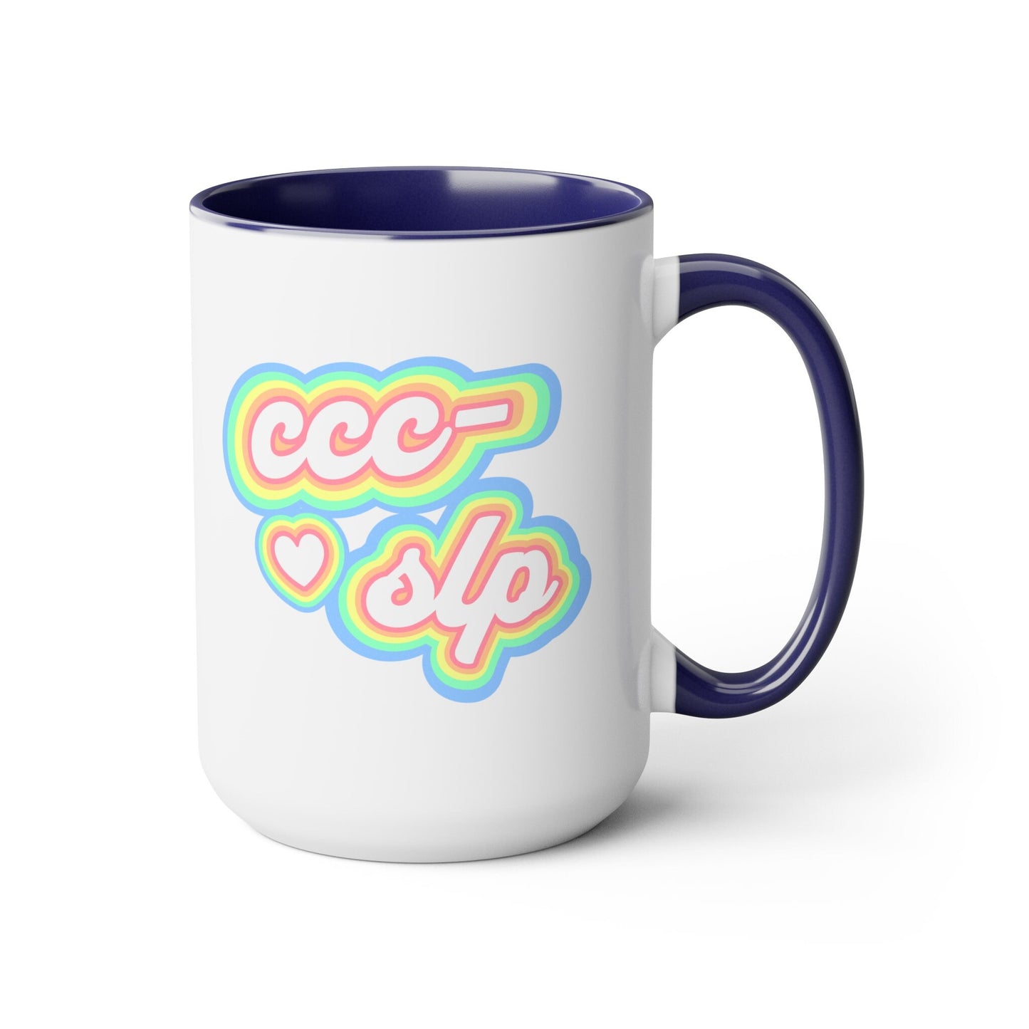 CCC-SLP 15oz Two-Tone Coffee Mug for SLPs