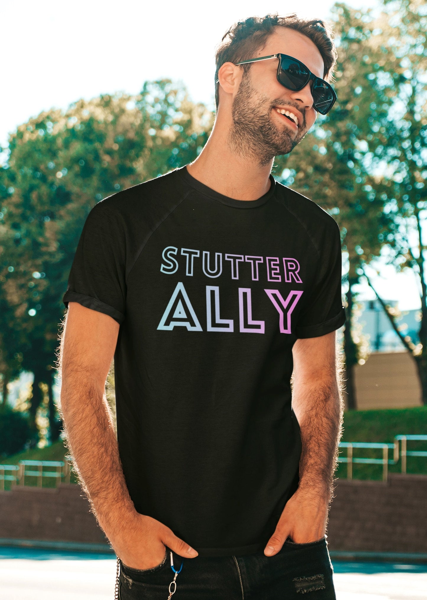 Stutter Ally Pastel Gradient Shirt