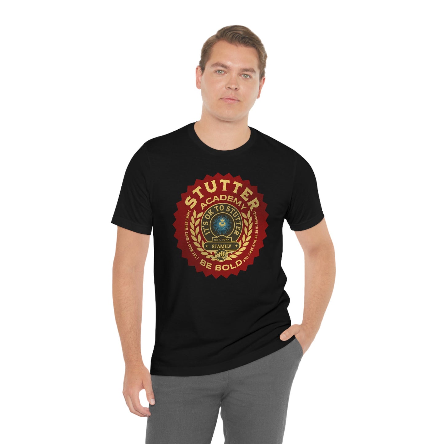 Vintage Be Bold Stutter Academy Tshirt