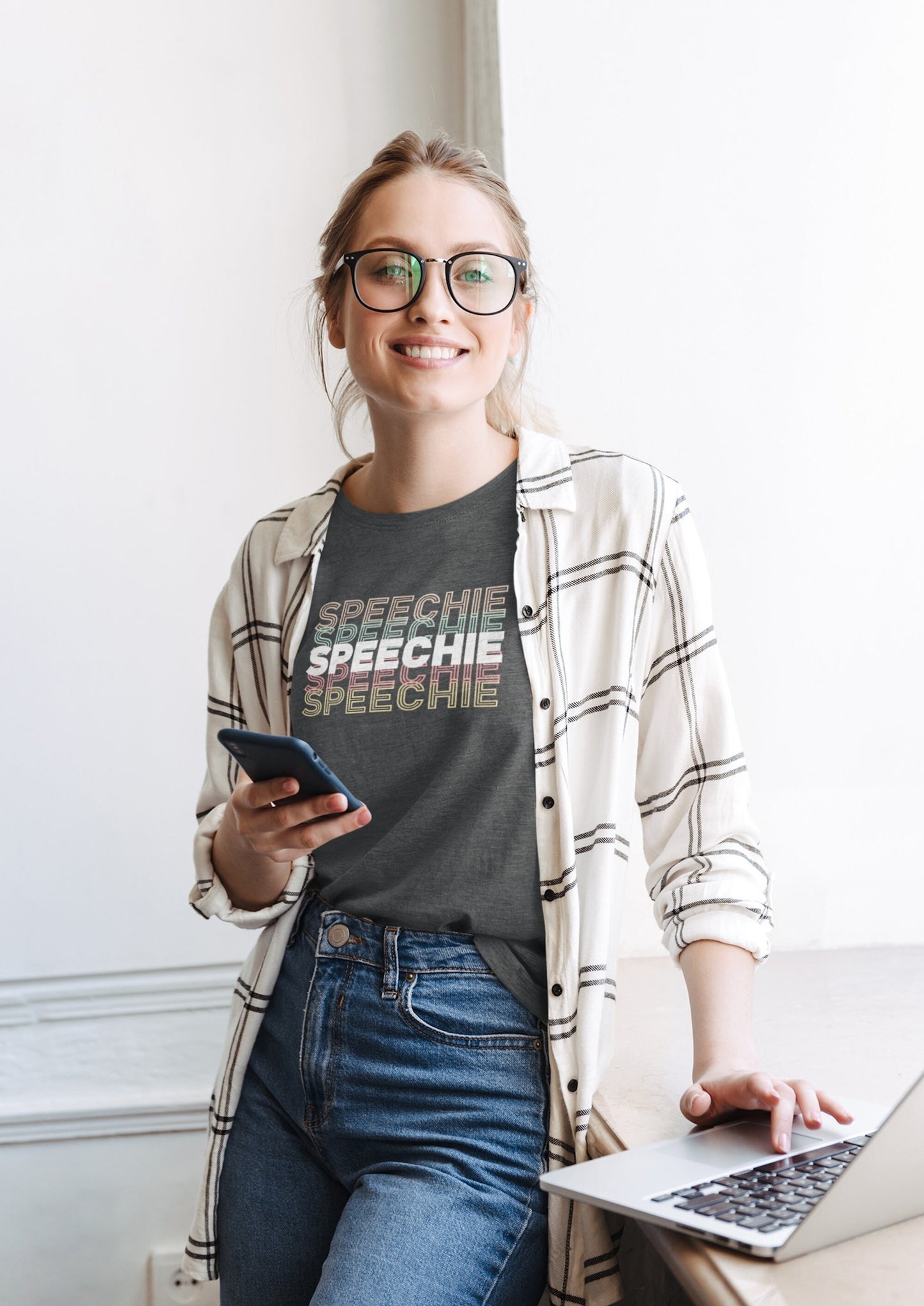 Speechie Retro Unisex T-Shirt Gift for SLP