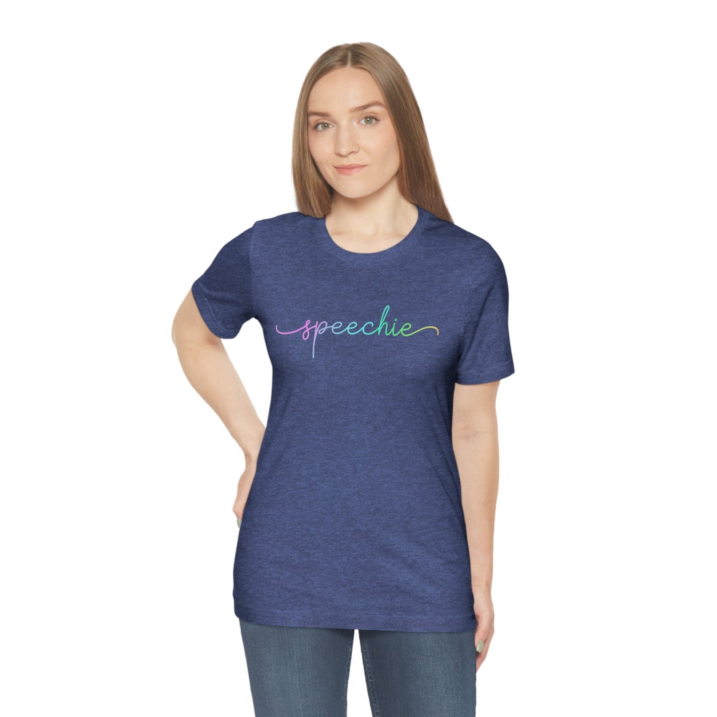 Speechie Pastel Gradient Minimalist SLP T-shirt