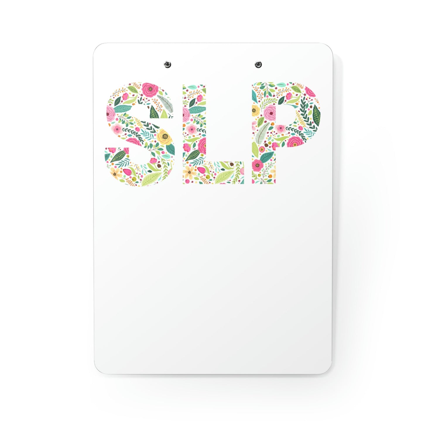 SLP Floral Speechie Clipboard