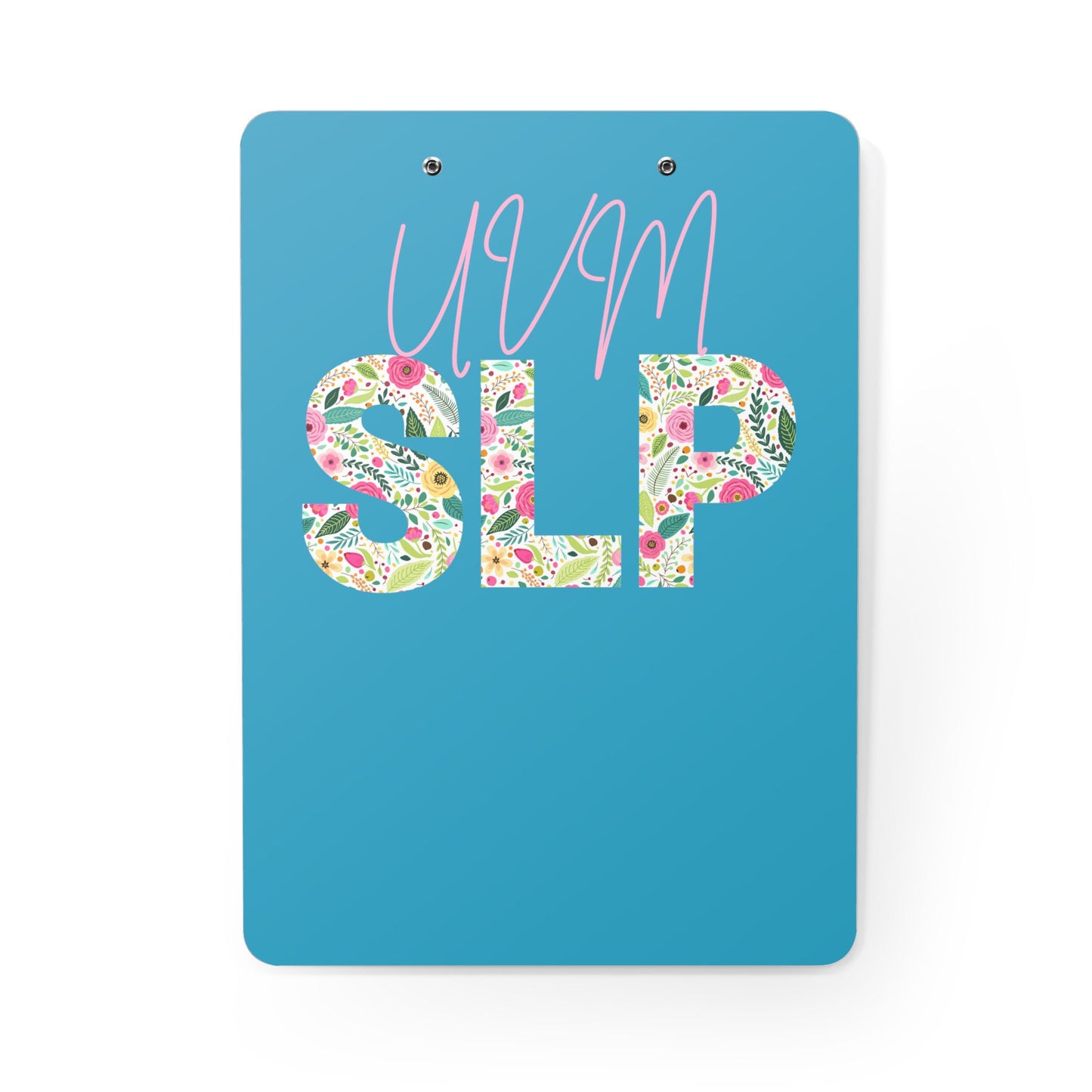 SLP Custom School Floral Clipboard