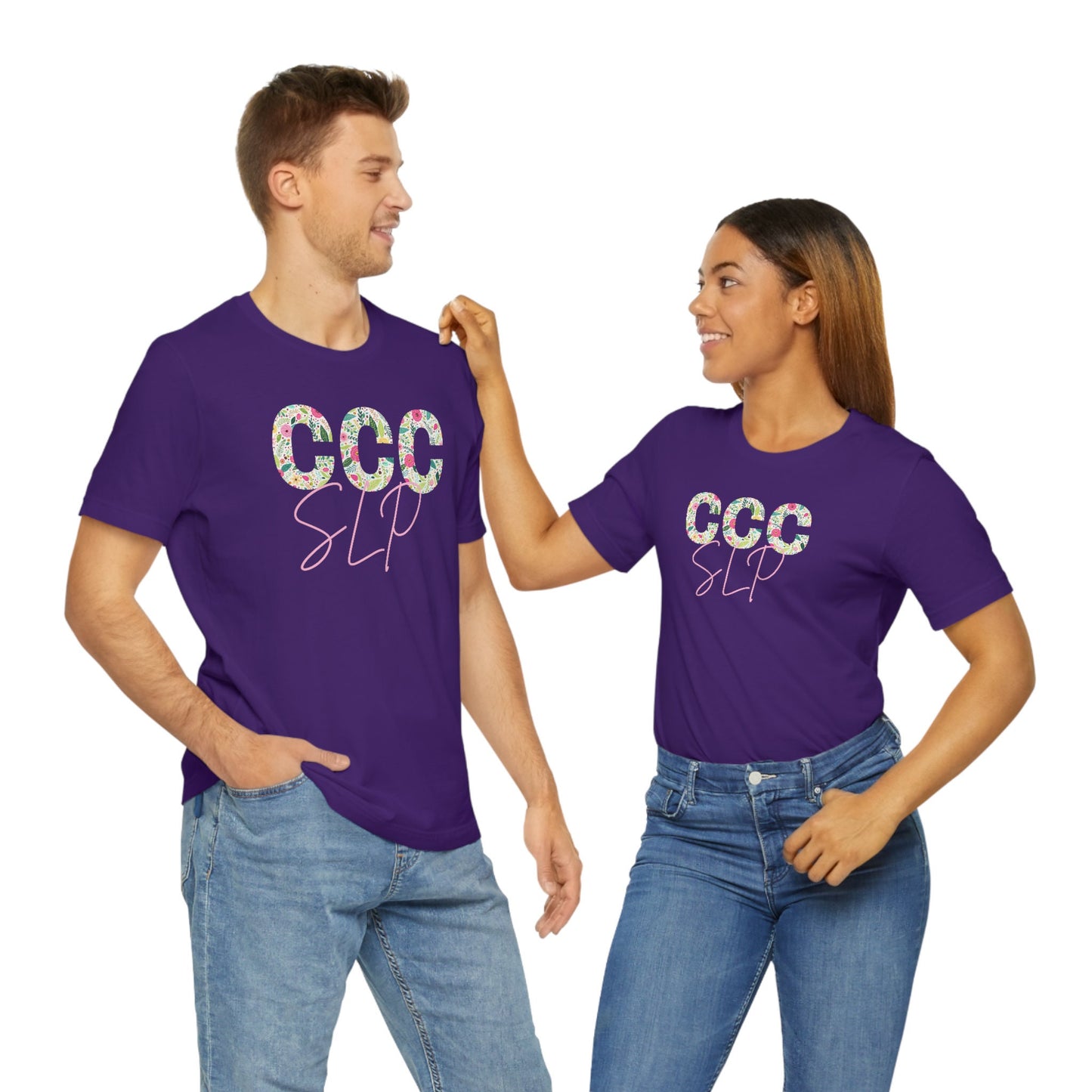 CCC-SLP Floral Tshirt Graduation Gift