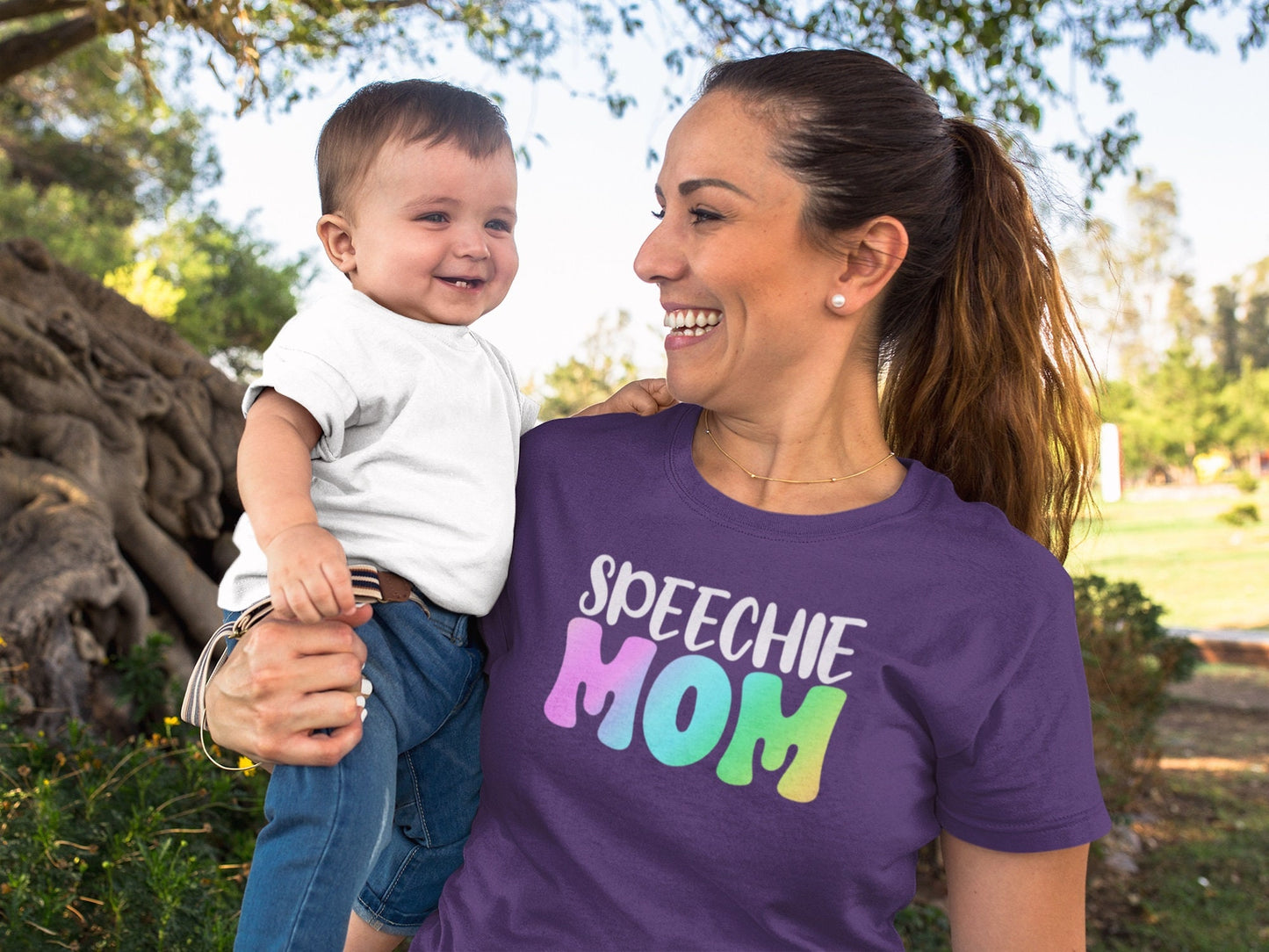 Speechie Mom T-shirt SLP Gift