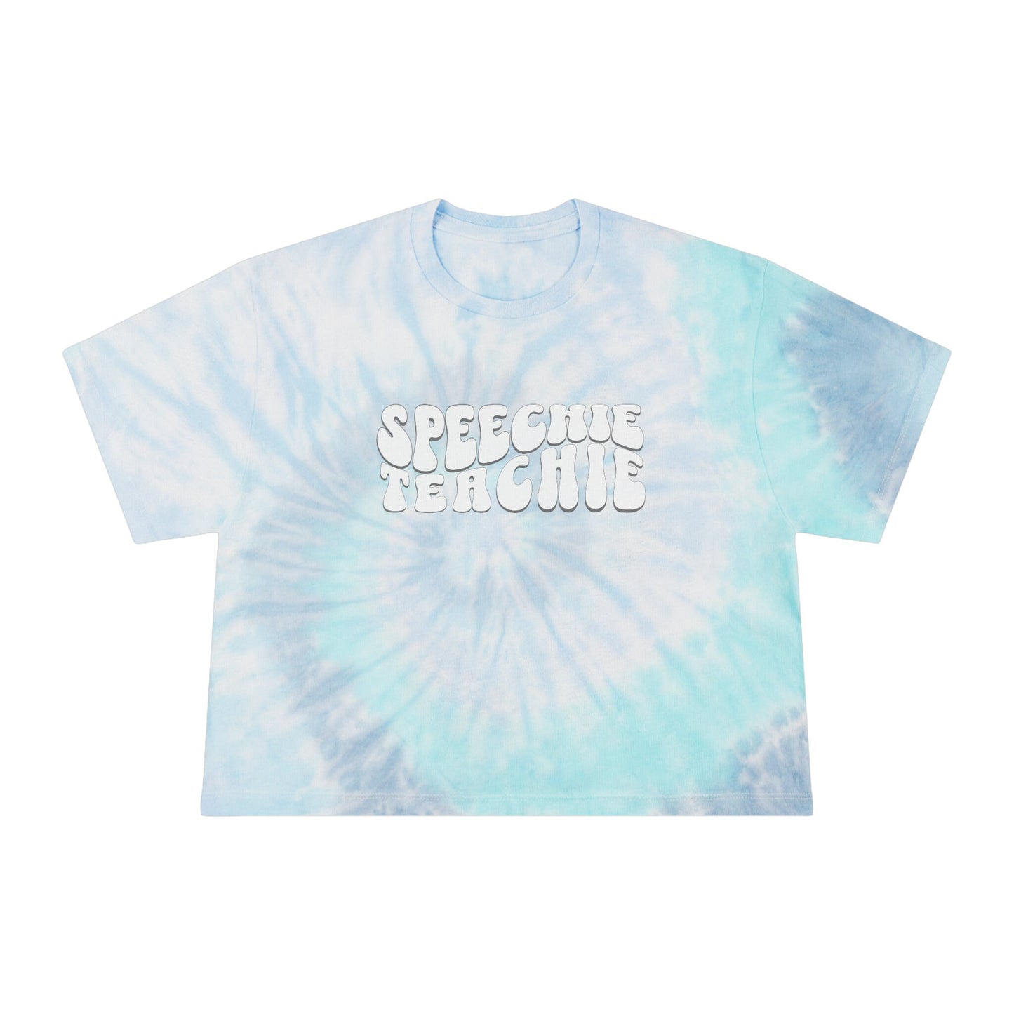 Speechie Teachie Tie-Dye Crop Top SLP Gift