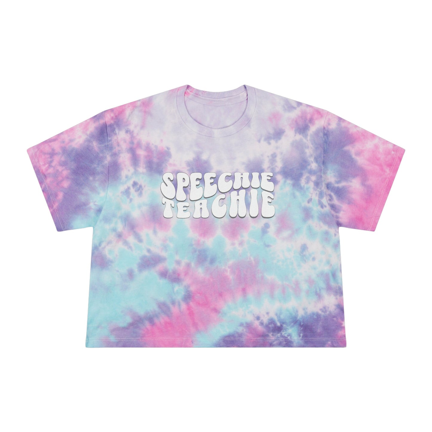 Speechie Teachie Tie-Dye Crop Top SLP Gift