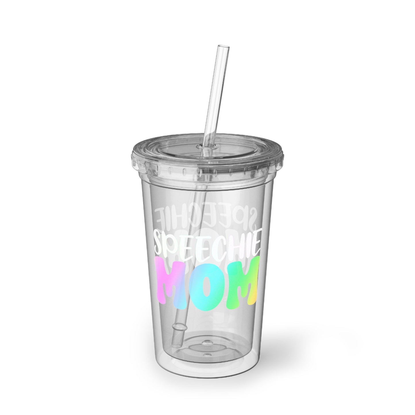 Speechie Mom Insulated Cup with Straw