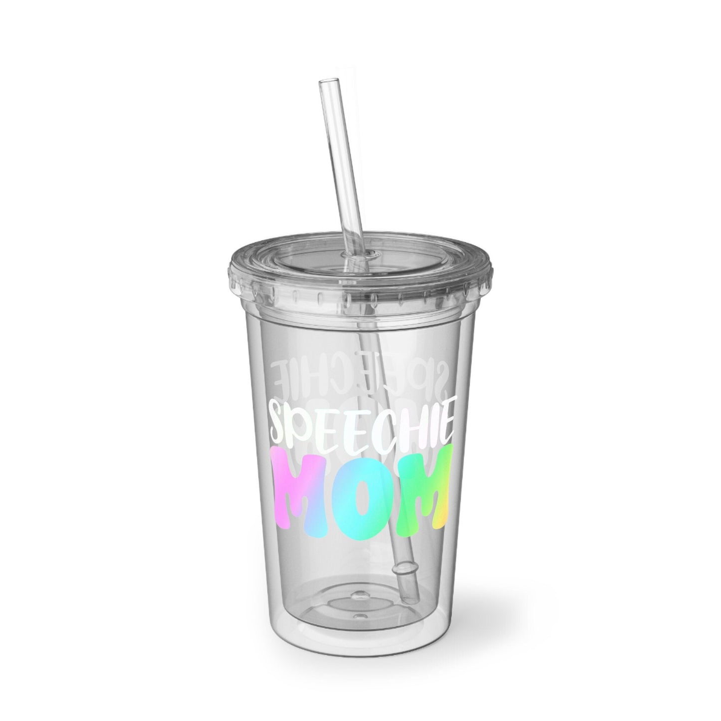 Speechie Mom Insulated Cup with Straw