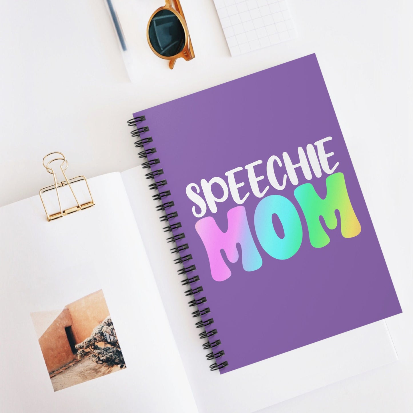 Speechie Mom Spiral Notebook