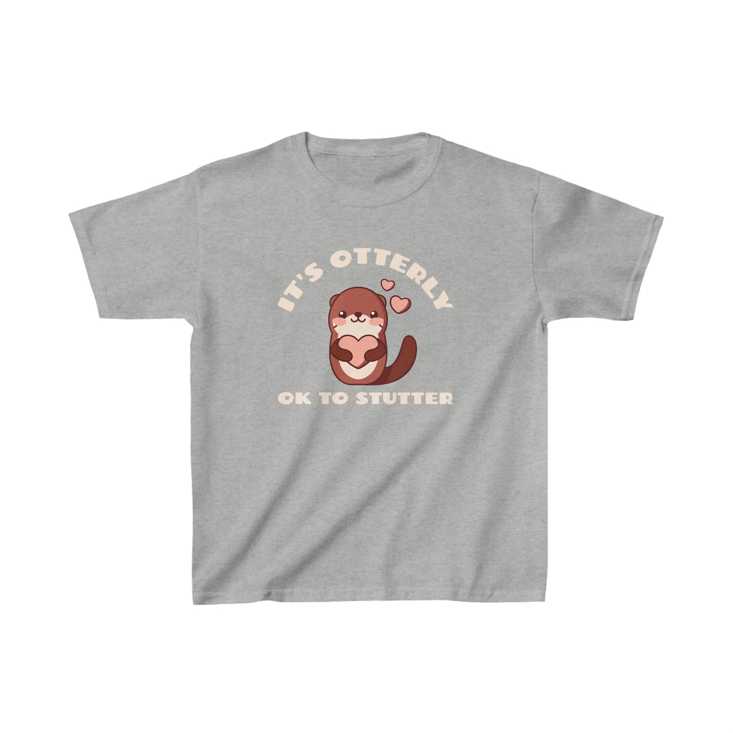 It's Otterly OK to Stutter Youth T-shirt