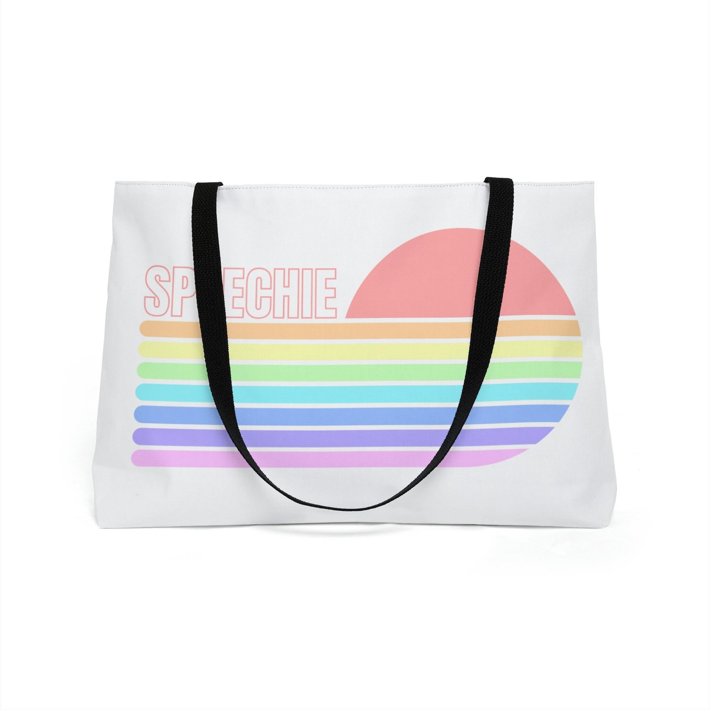 Speechie Weekender Pastel Retro Sun Tote Bag