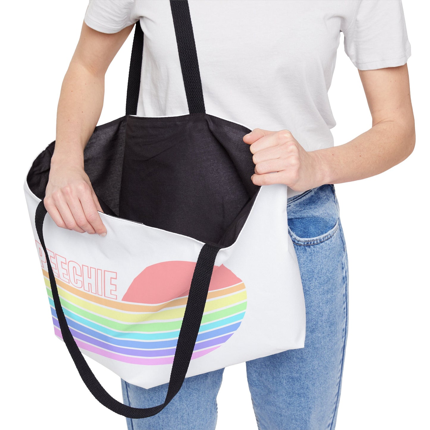 Speechie Weekender Pastel Retro Sun Tote Bag