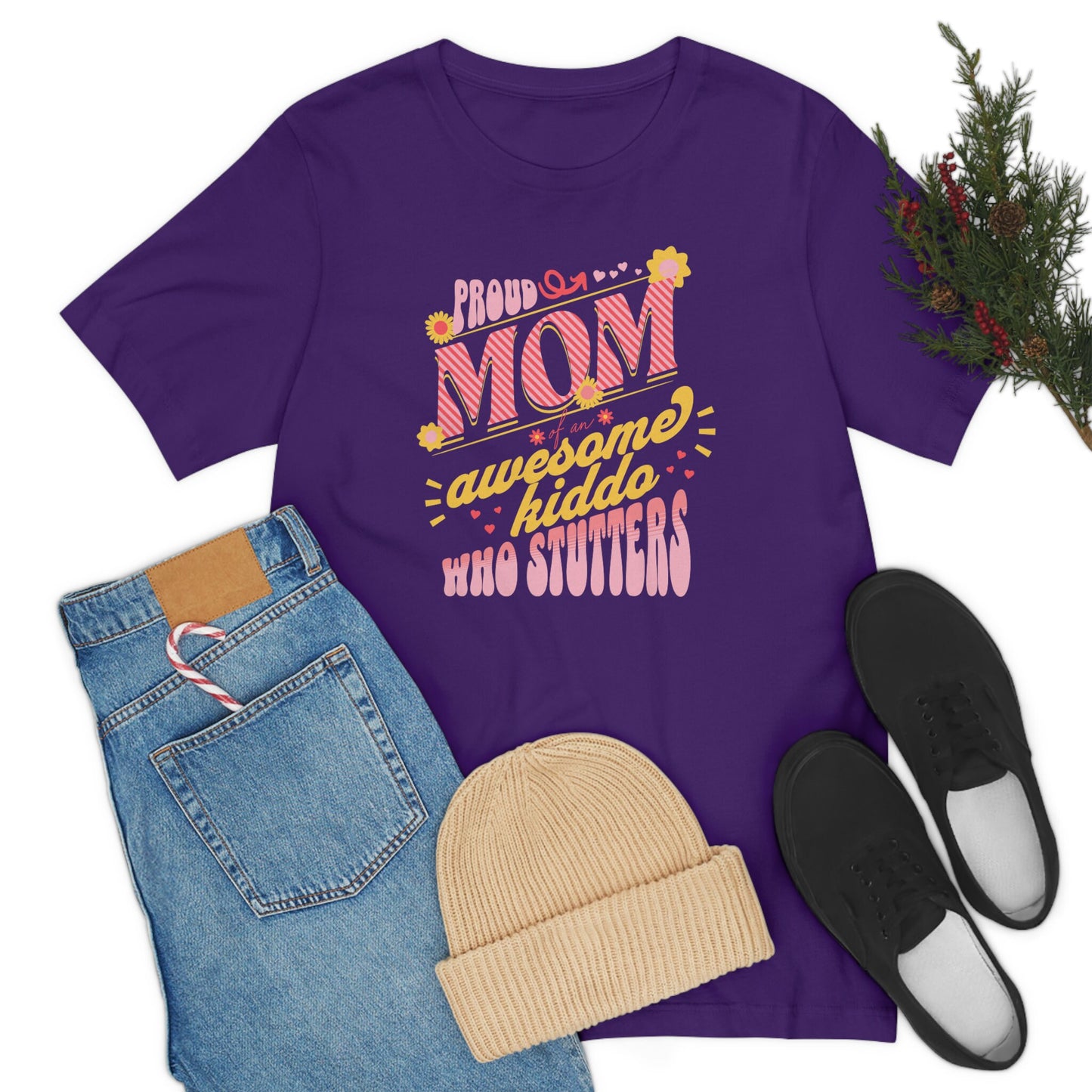 Stutter Proud Mom Shirt Mother's Day Gift