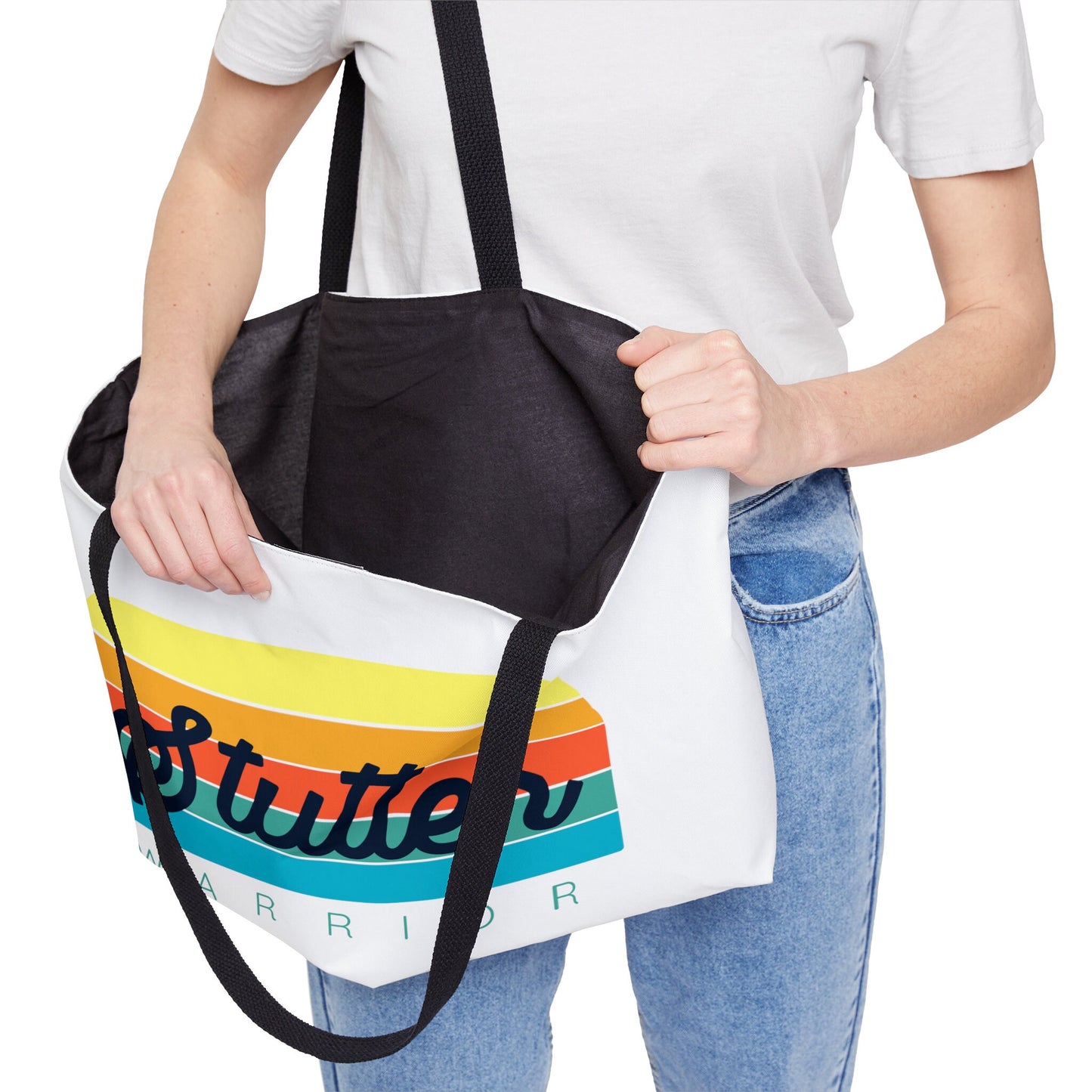 Stutter Warrior Retro Weekender Tote Bag