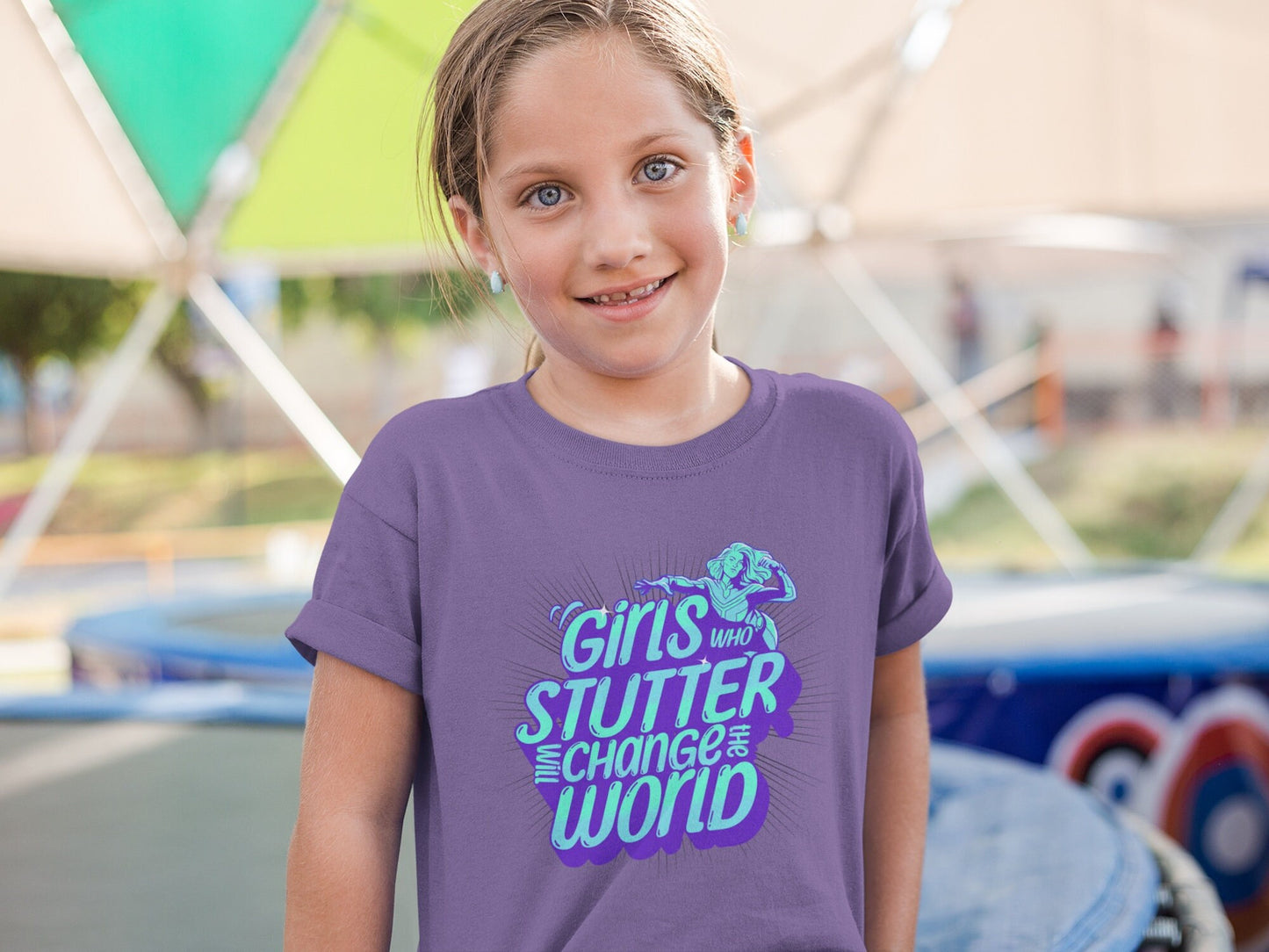 Girls Who Stutter Will Change the World Tshirt