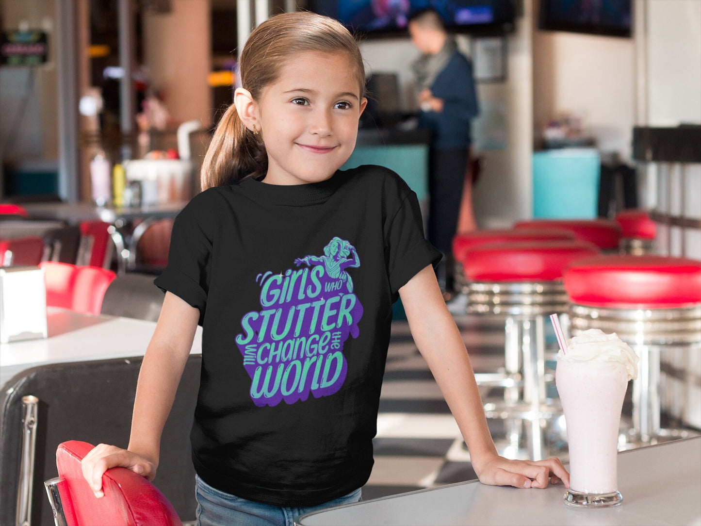 Girls Who Stutter Will Change the World Tshirt