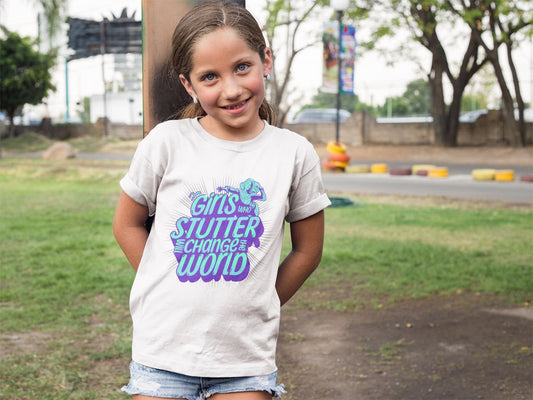 Girls Who Stutter Will Change the World Tshirt