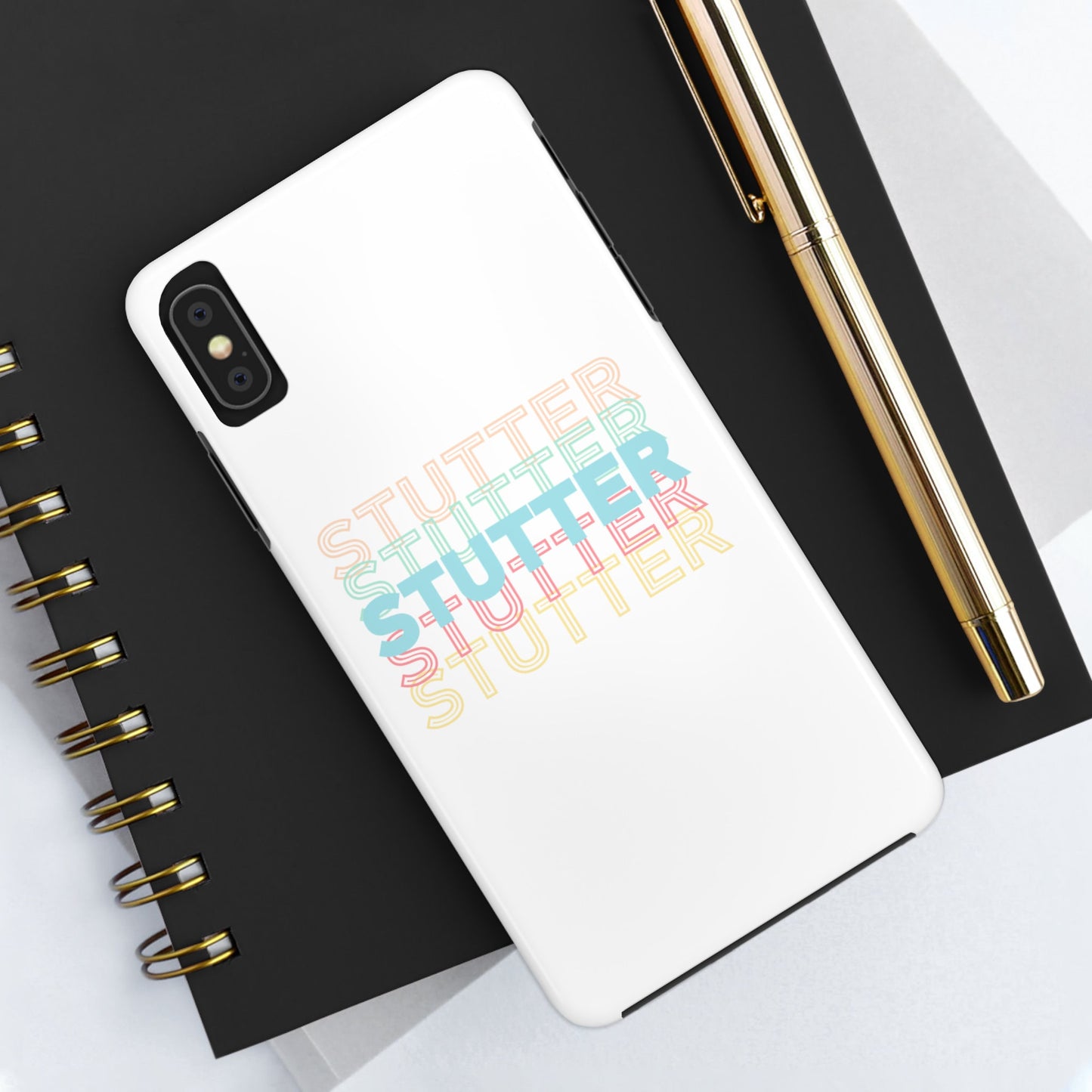 Staggered Stutter Pastel Retro Phone Case