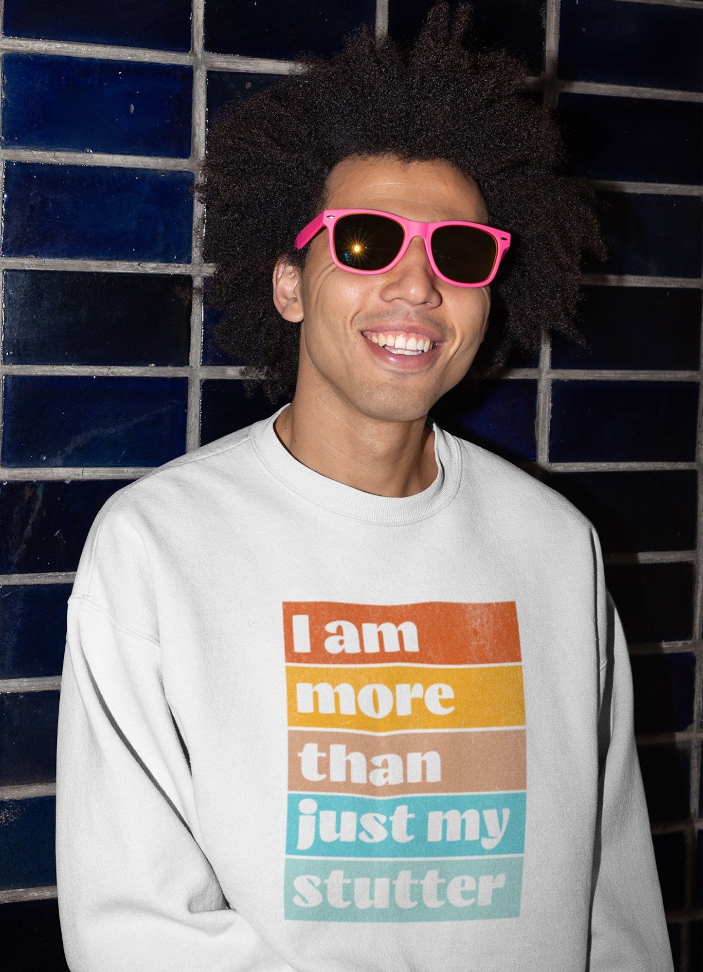 I Am More Than Just My Stutter Crewneck Sweatshirt