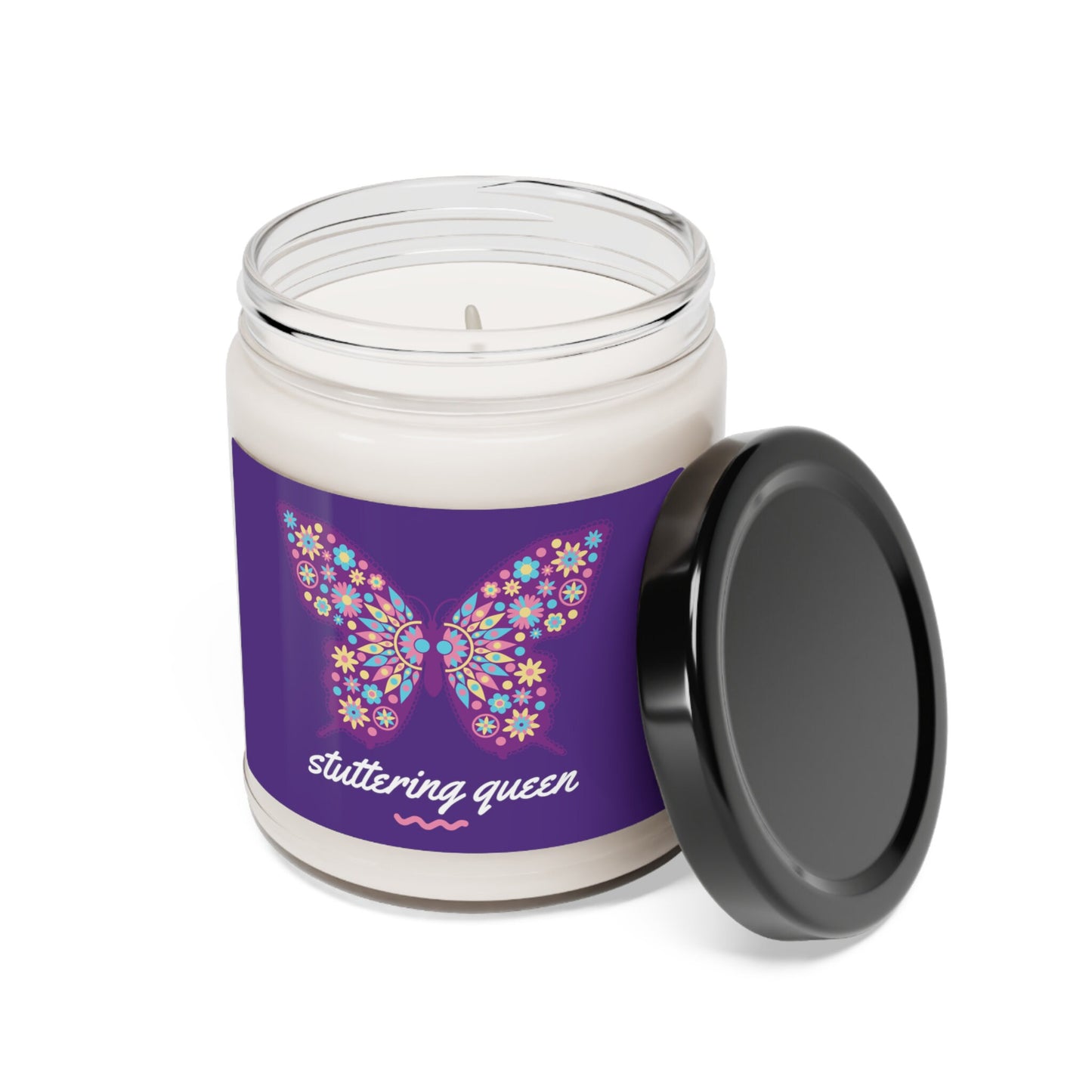 Stuttering Queen Butterfly Scented Candle, 9 oz