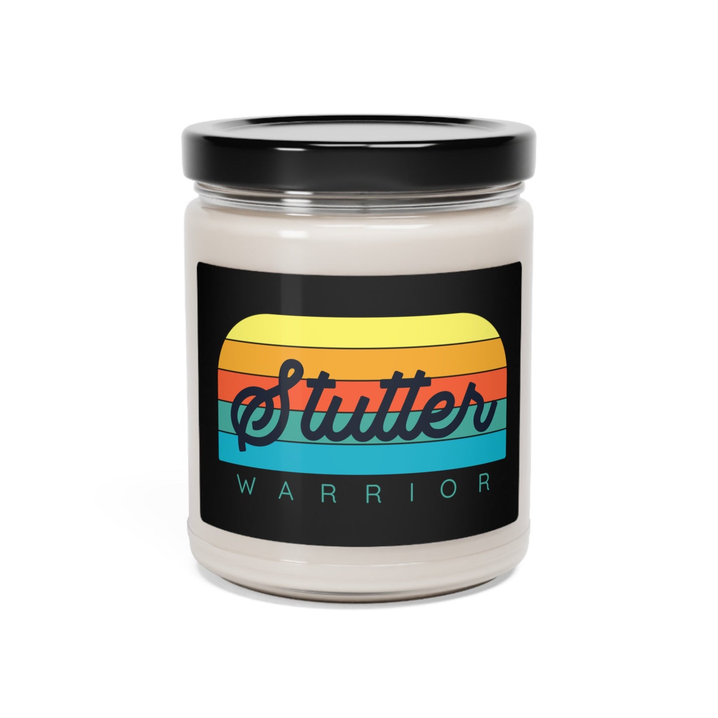 Stutter Warrior Scented Soy Candle, 9 oz