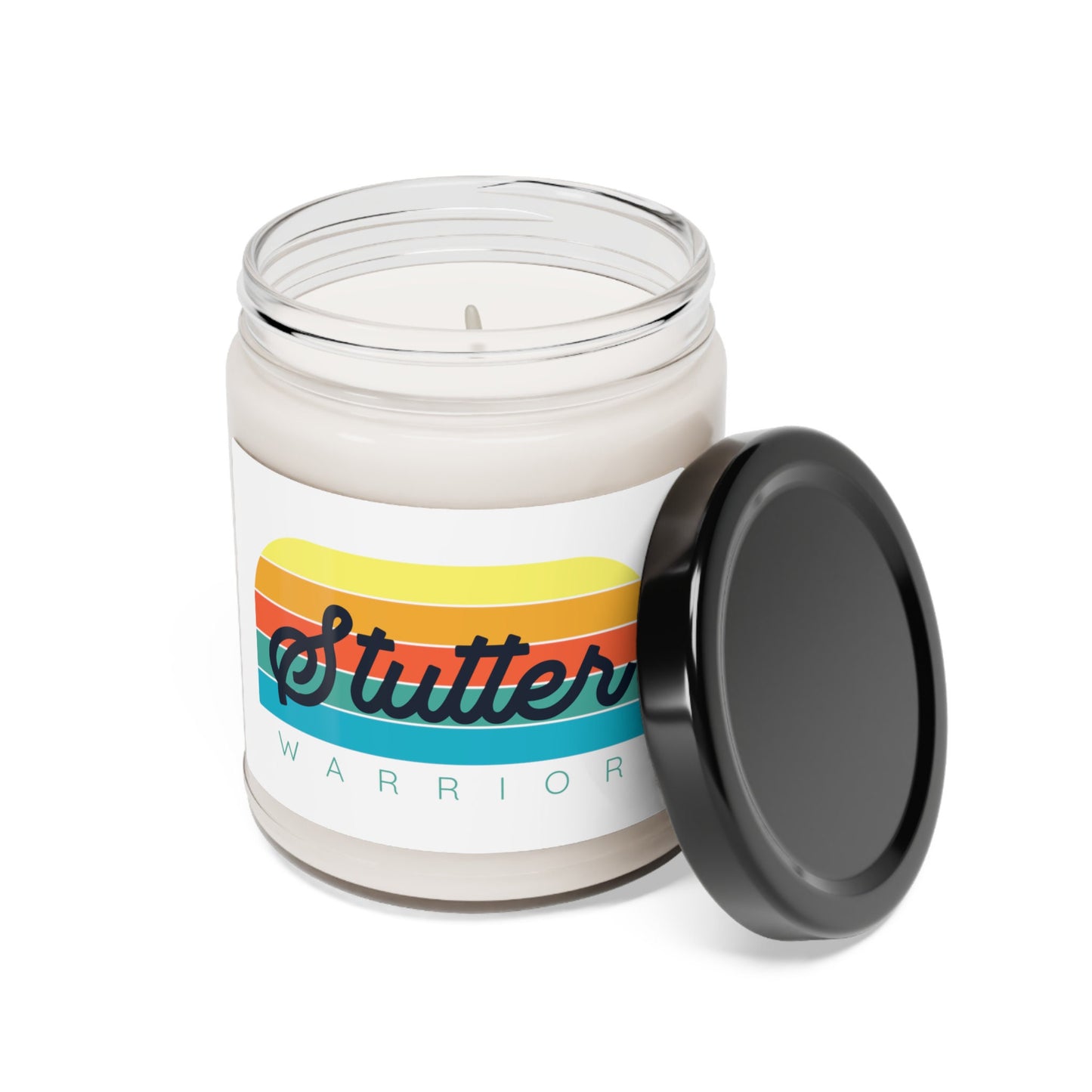 Stutter Warrior Scented Soy Candle, 9 oz