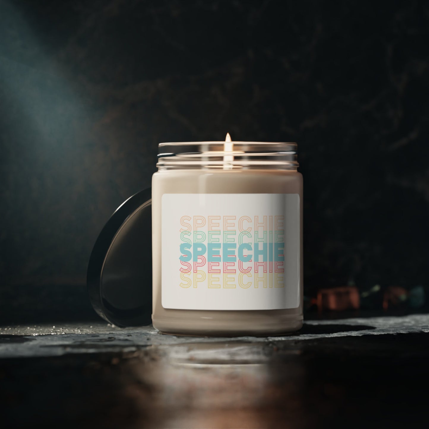 Speechie Scented Soy Candle, 9 oz