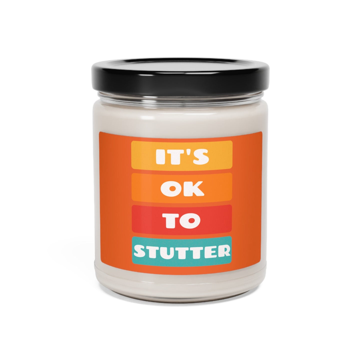 It's OK to Stutter Scented Soy Candle, 9 oz