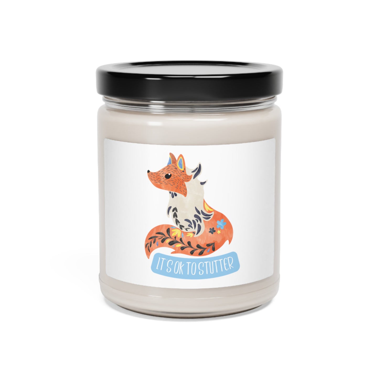 Stutter Fox Candle Scented Soy Candle, 9oz