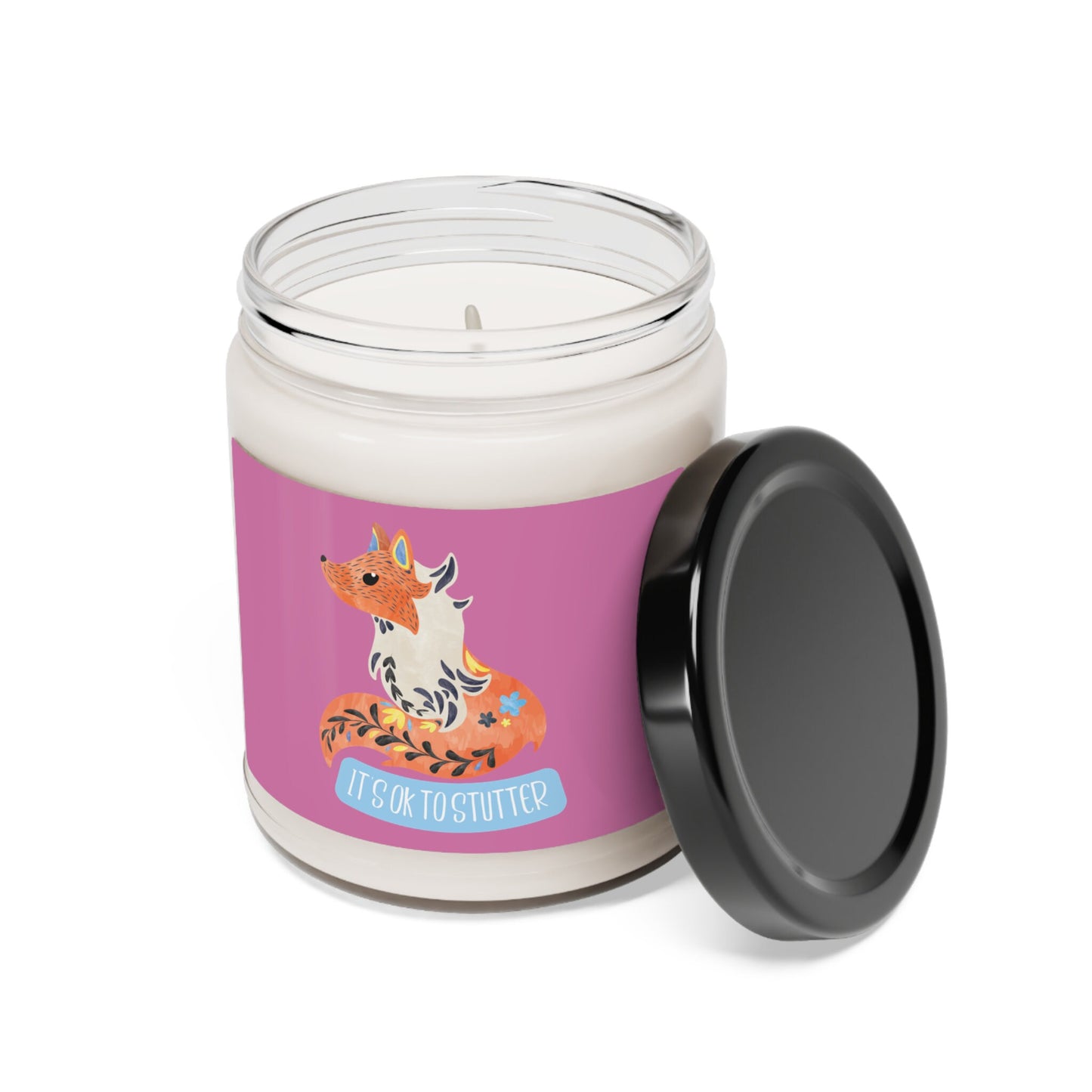 Stutter Fox Candle Scented Soy Candle, 9oz