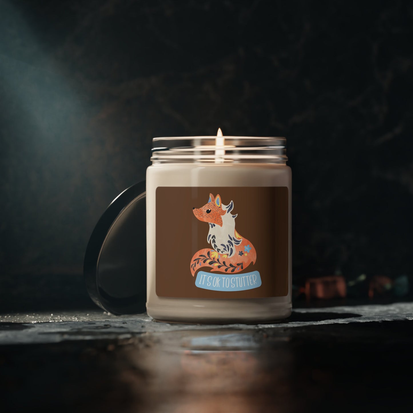 Stutter Fox Candle Scented Soy Candle, 9oz