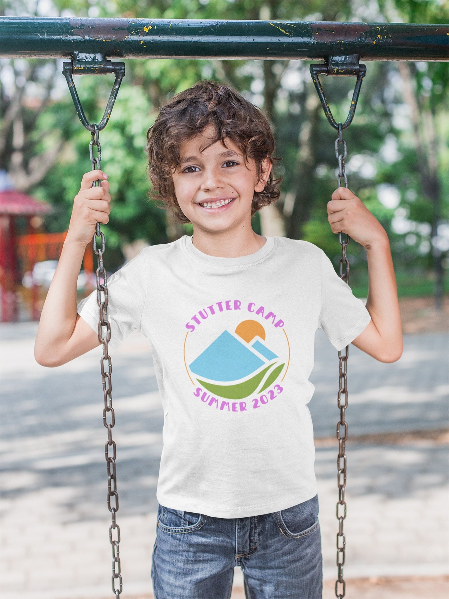 Kids Stutter Camp Mountain Tshirt