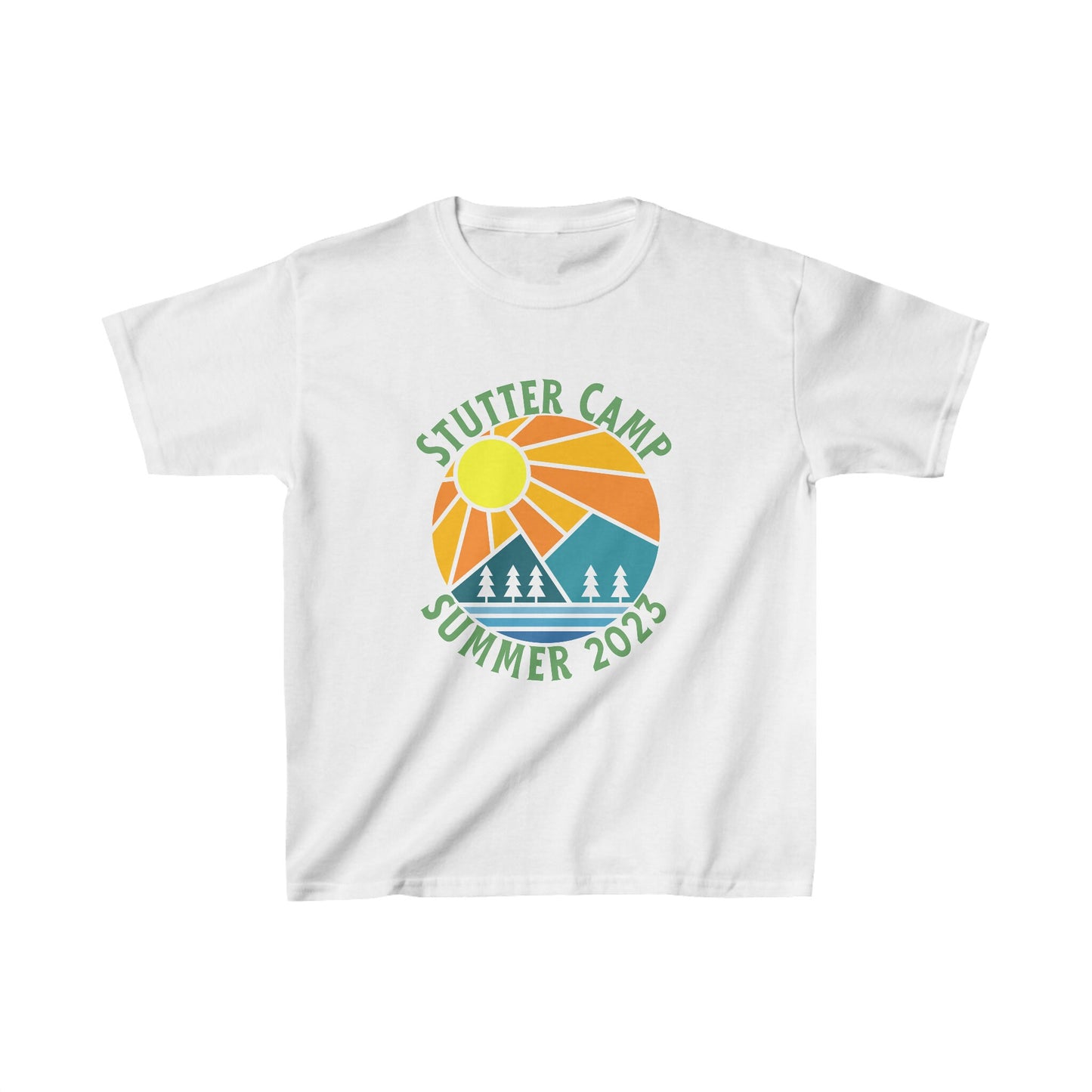 Kids Stutter Camp Mountain T-shirt