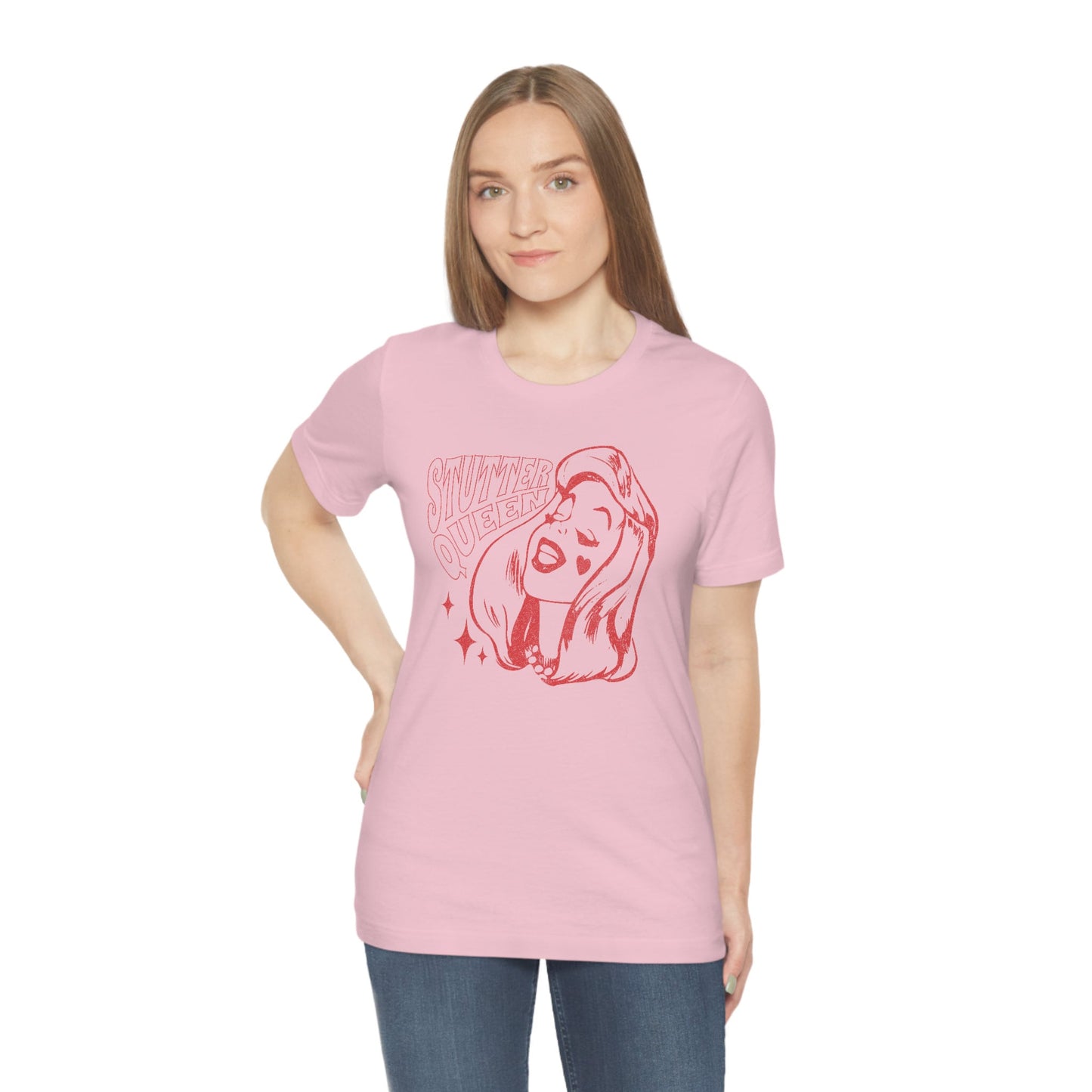 Stuttering Queen Cute Retro Pinup Shirt