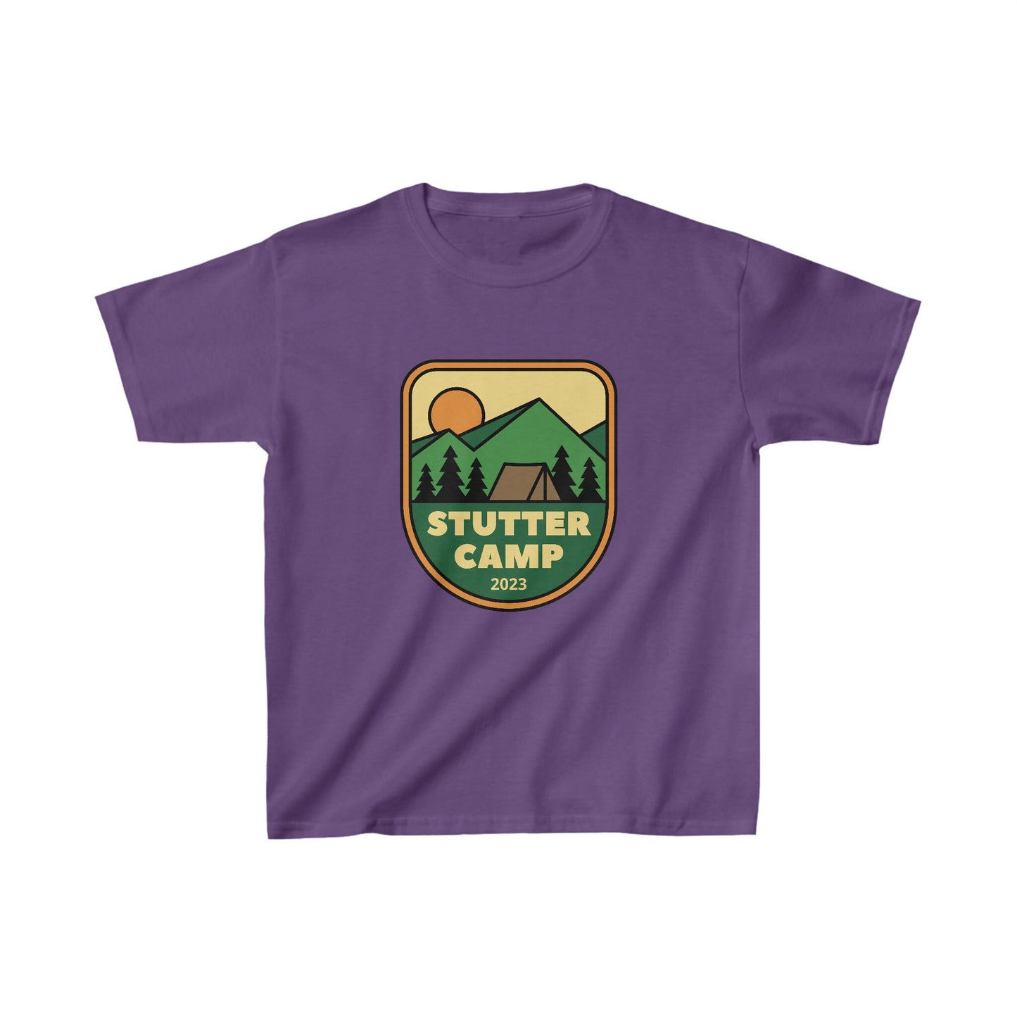 Kids Stutter Camp 2023 Mountain Shirt