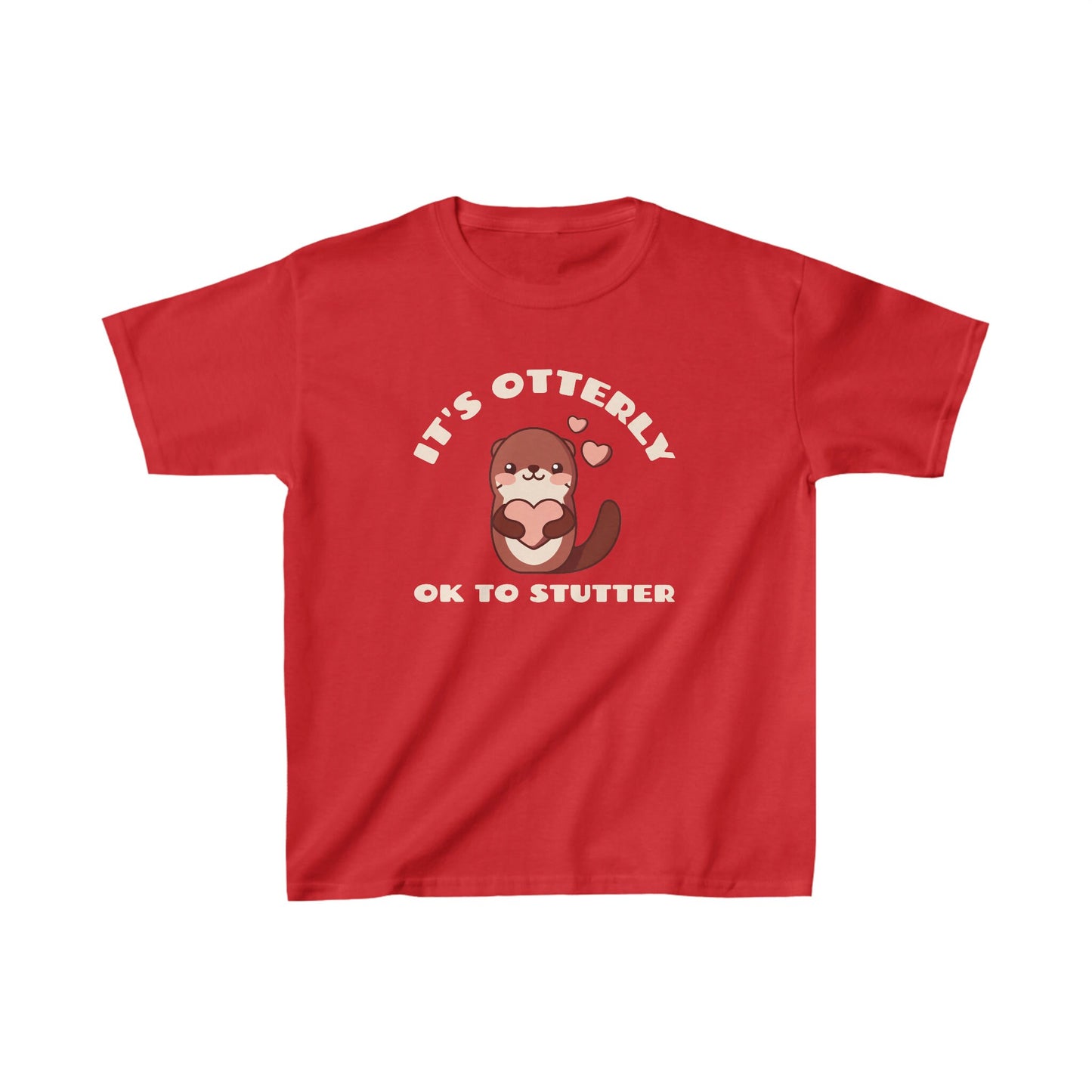 It's Otterly OK to Stutter Youth T-shirt