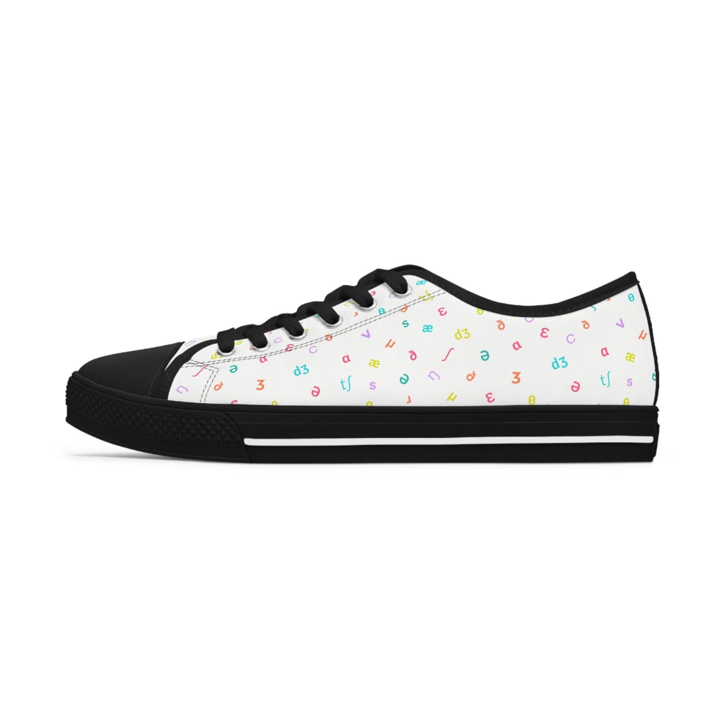 IPA Phonetic Alphabet Women's Low Top Sneakers