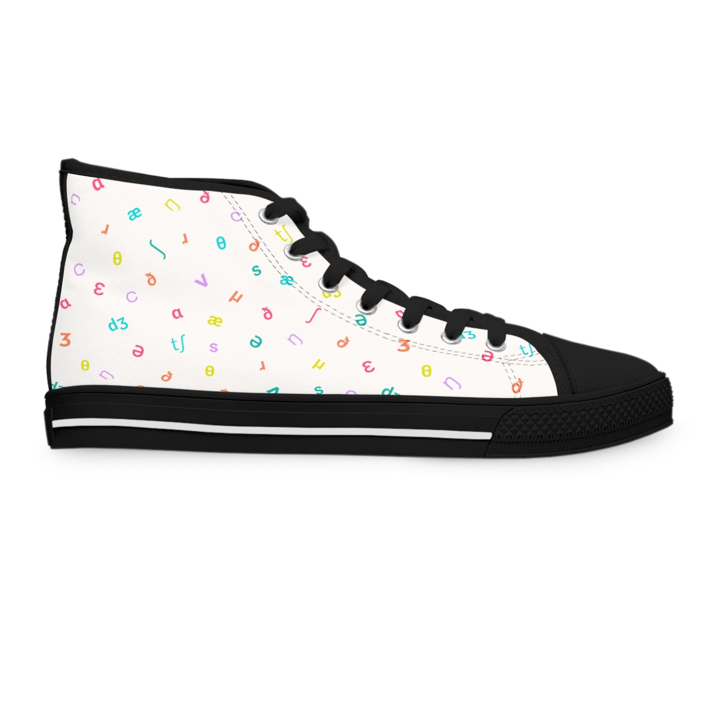 IPA Phonetic Symbol High Top Sneakers