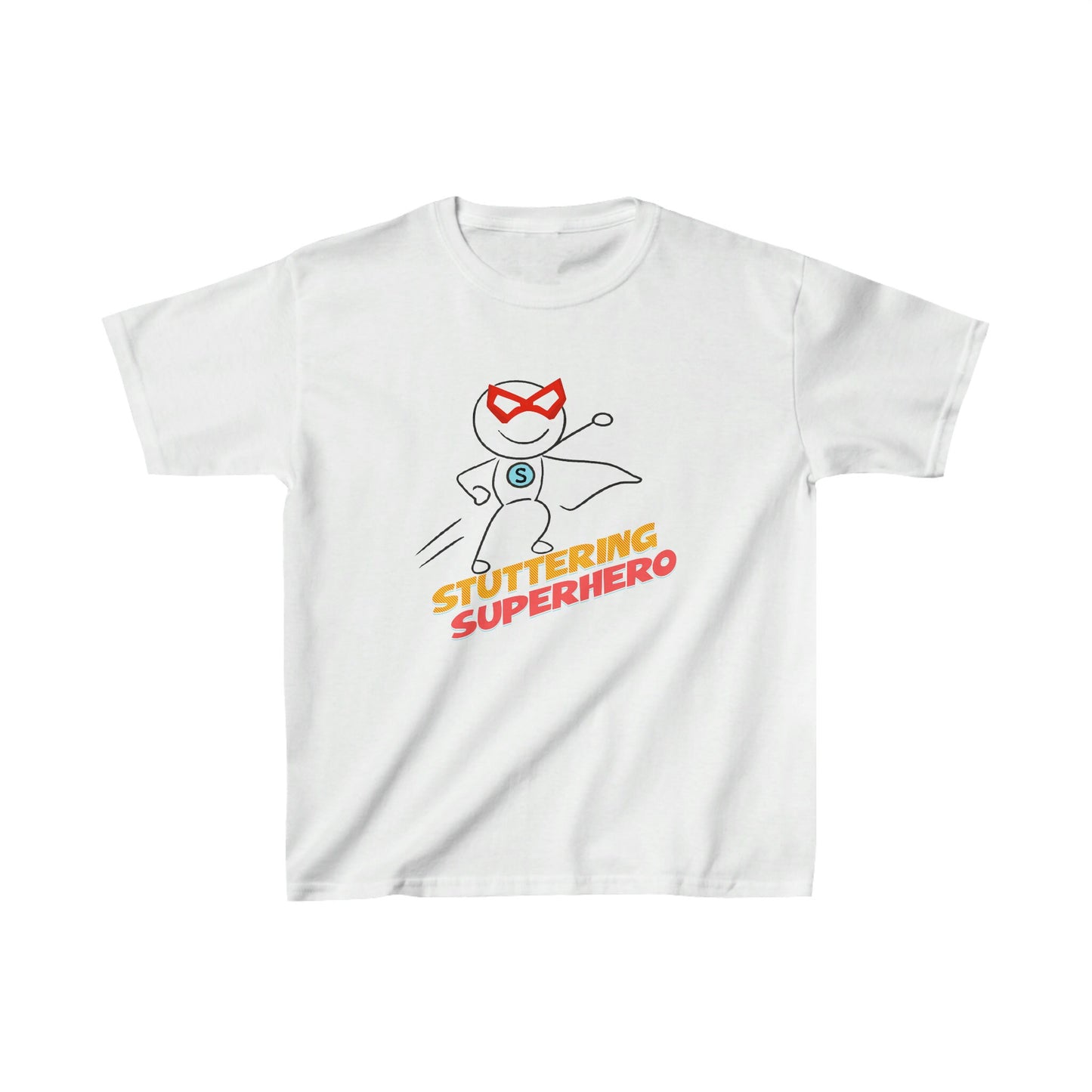 Kids Stuttering Superhero T-shirt