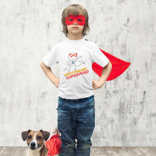 Kids Stuttering Superhero T-shirt