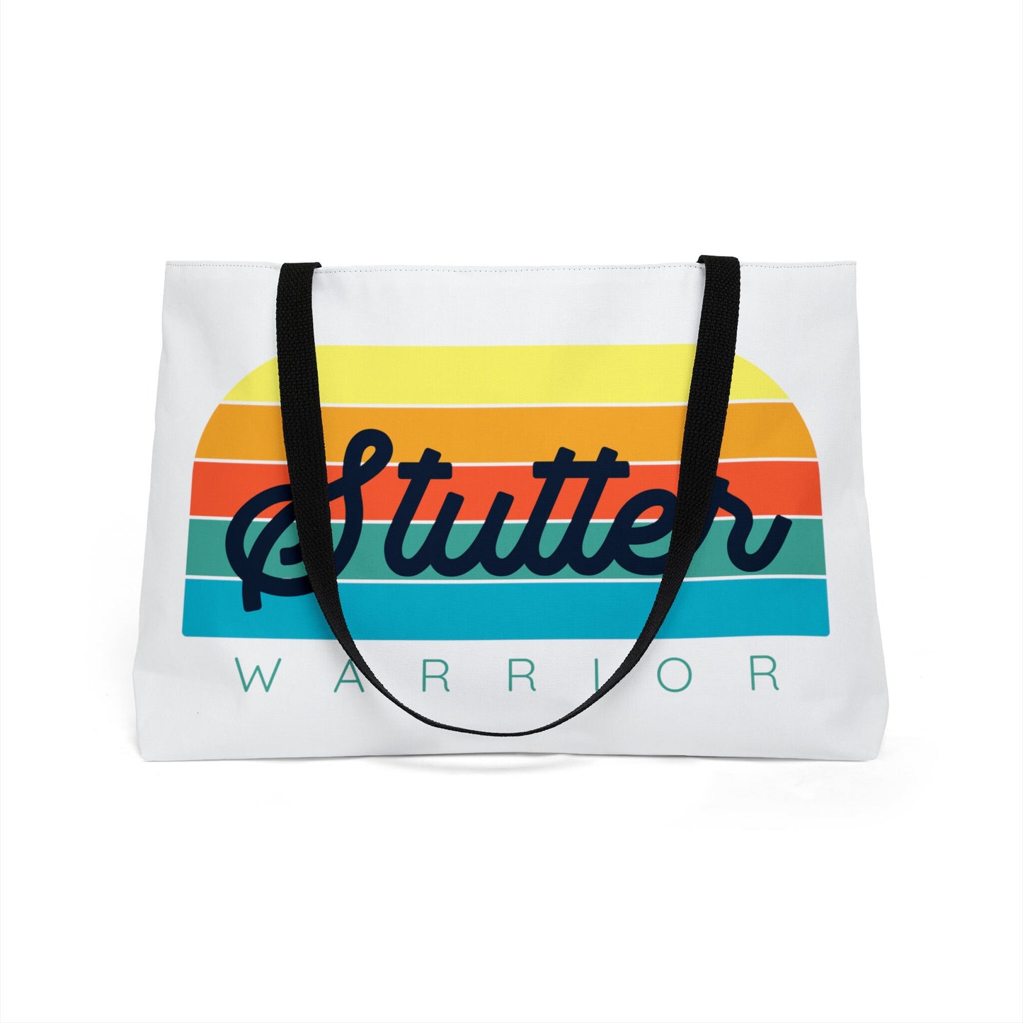 Stutter Warrior Retro Weekender Tote Bag