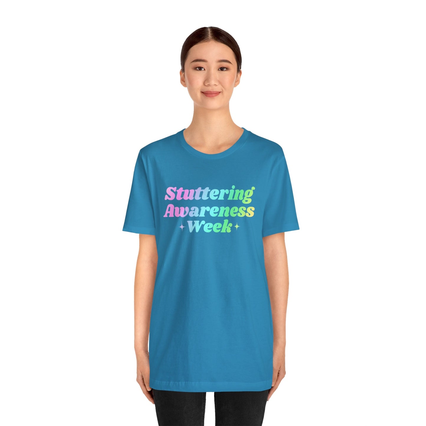 Stuttering Awareness Week Gradient Tshirt